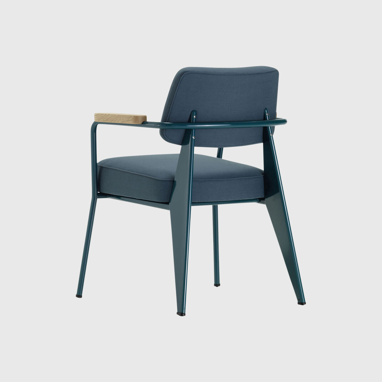 Fauteuil Direction Armchair, Blue Grey, Bleu Dynastie